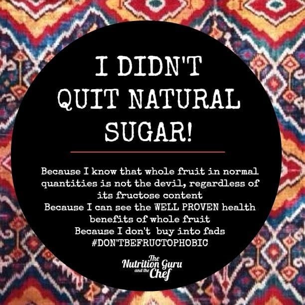 I didn't quit sugar