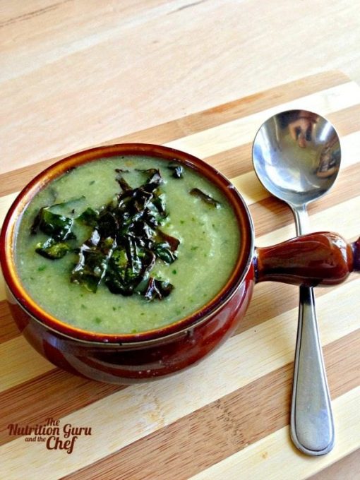 Cauliflower and Kale Soup The Nutrition Guru and the Chef