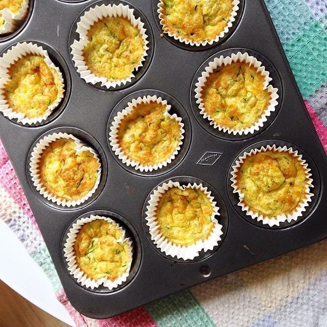 Cheesy Baked Quinoa and Zucchini Cups