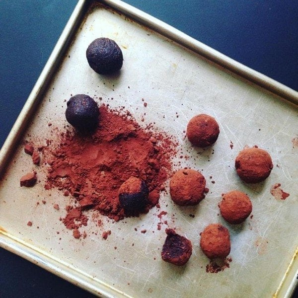 Sweet POtato and Chocolate truffles